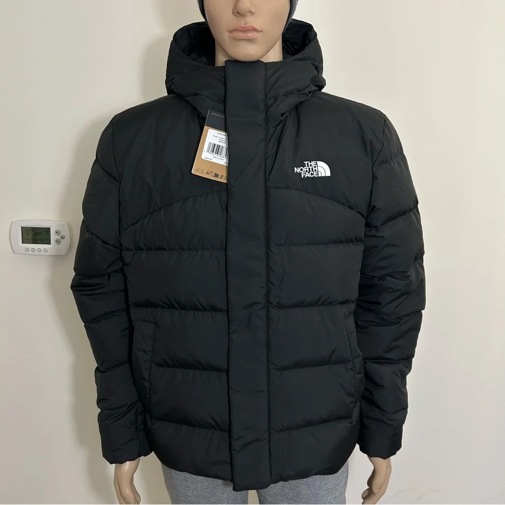 The North Face Men's Baltic Down Puffer Hoodie Coat TNF Black Sz S M L XL XXL - Picture 1 of 14